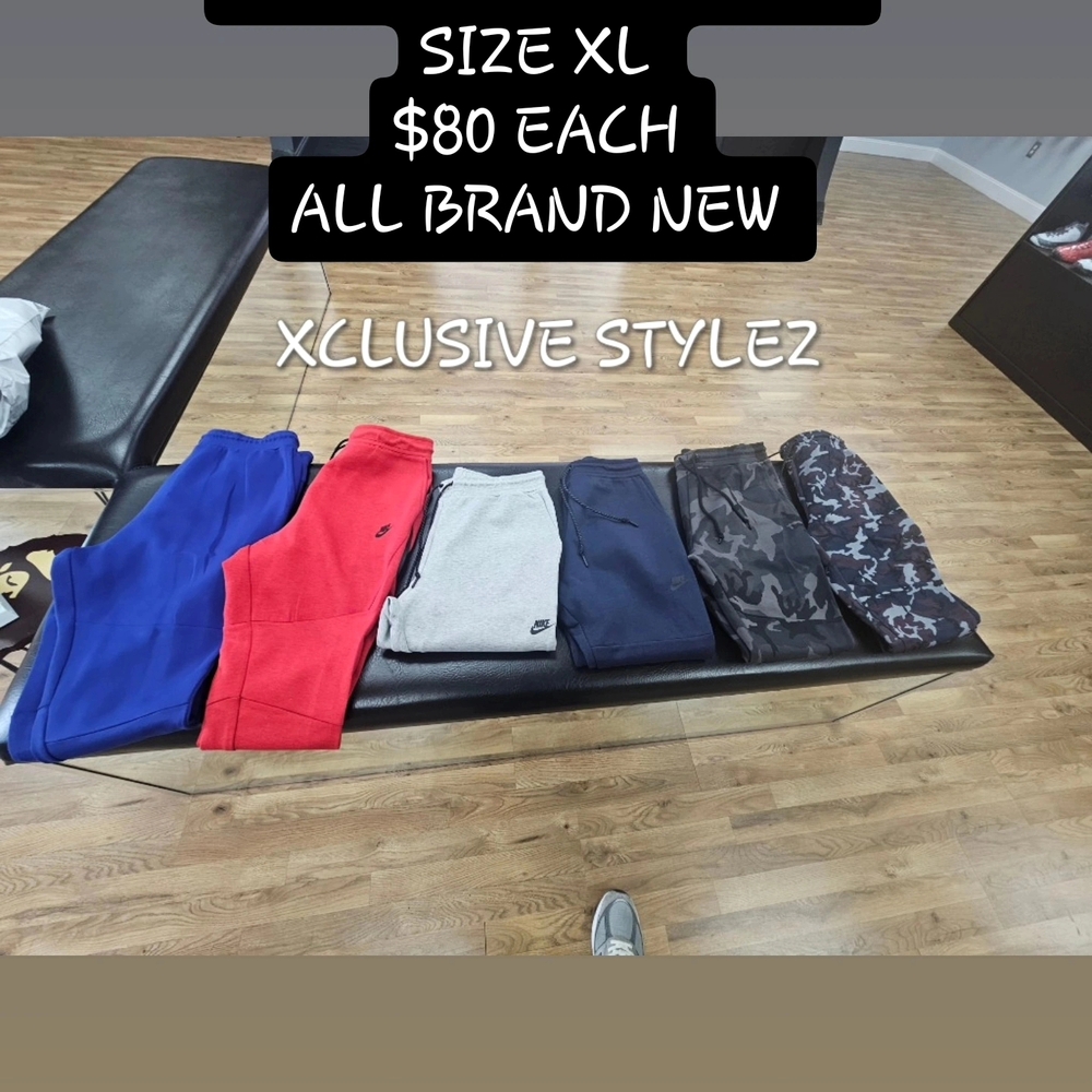 Nike Men's Sweatpants - Red, Gray, Blue, Black Camo